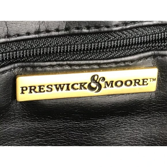 Preswick & Moore Black Womens Adjustable Strap Snap Inner Pockets Messenger‎ Bag - Picture 10 of 10